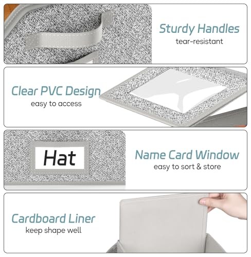 PCS Stackable Hat Storage for Baseball Caps, Holds up to4 Caps Hat 2 Grey
