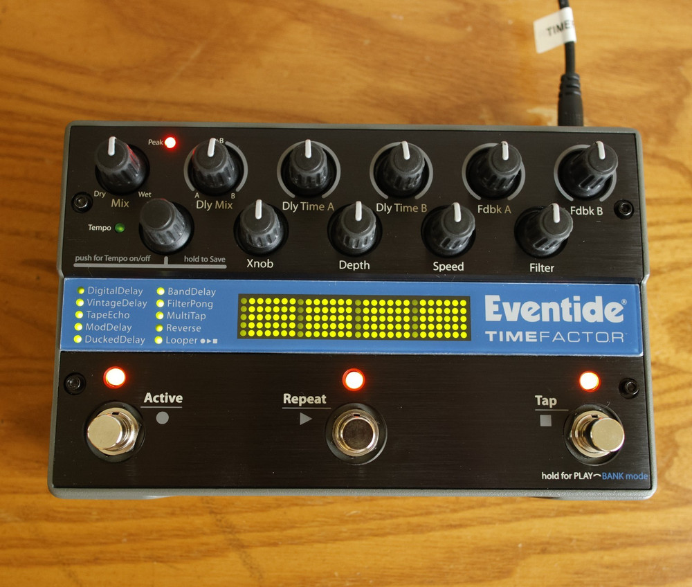 Eventide TimeFactor Twin Delay Looper Effects Pedal  - MINT -
