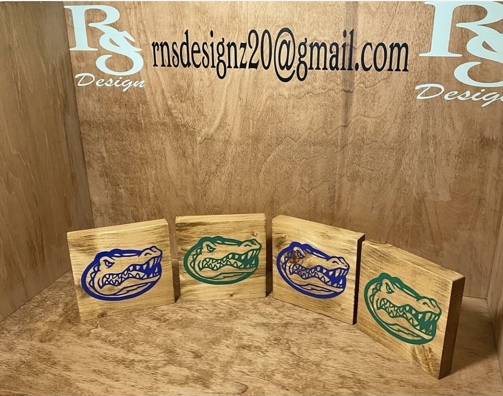 SEC TEAM COASTERS. SET OF 4