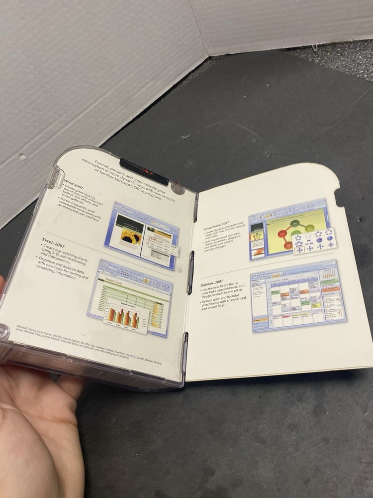 Microsoft Office Standard 2007 OLD VERSION Word Excel Power Point Outlook