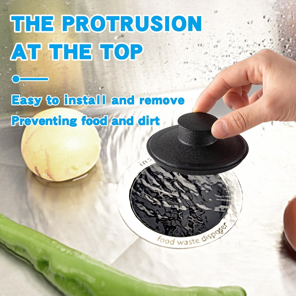 3.5in Kitchen Sink Stopper Universal Garbage Disposal Drain Plug Replacement