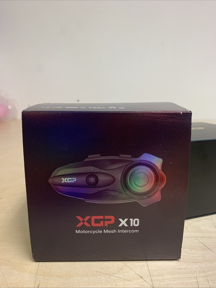 X10 Riders Group Mesh Motorcycle Intercom, Motorcycle Bluetooth 5.3- Opened