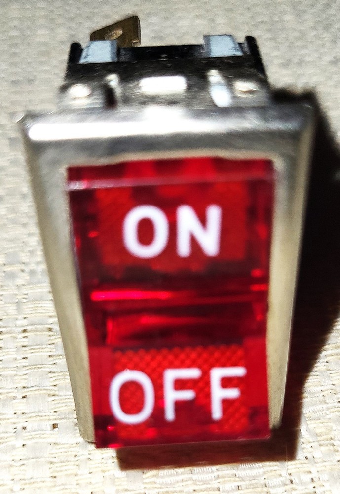 Frymaster 8070204 OEM Red Lighted Rocker Switch, Melt Cycle