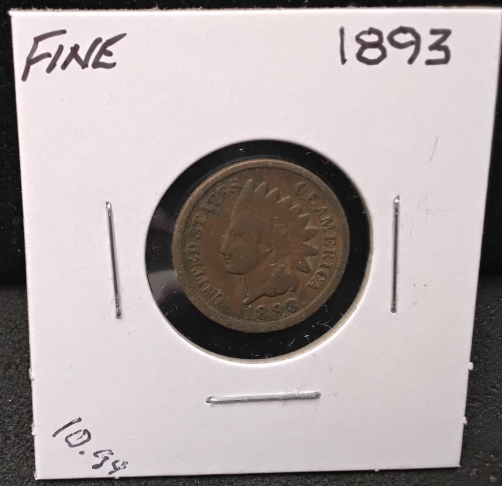 1893 INDIAN HEAD CENT - FINE - PC5