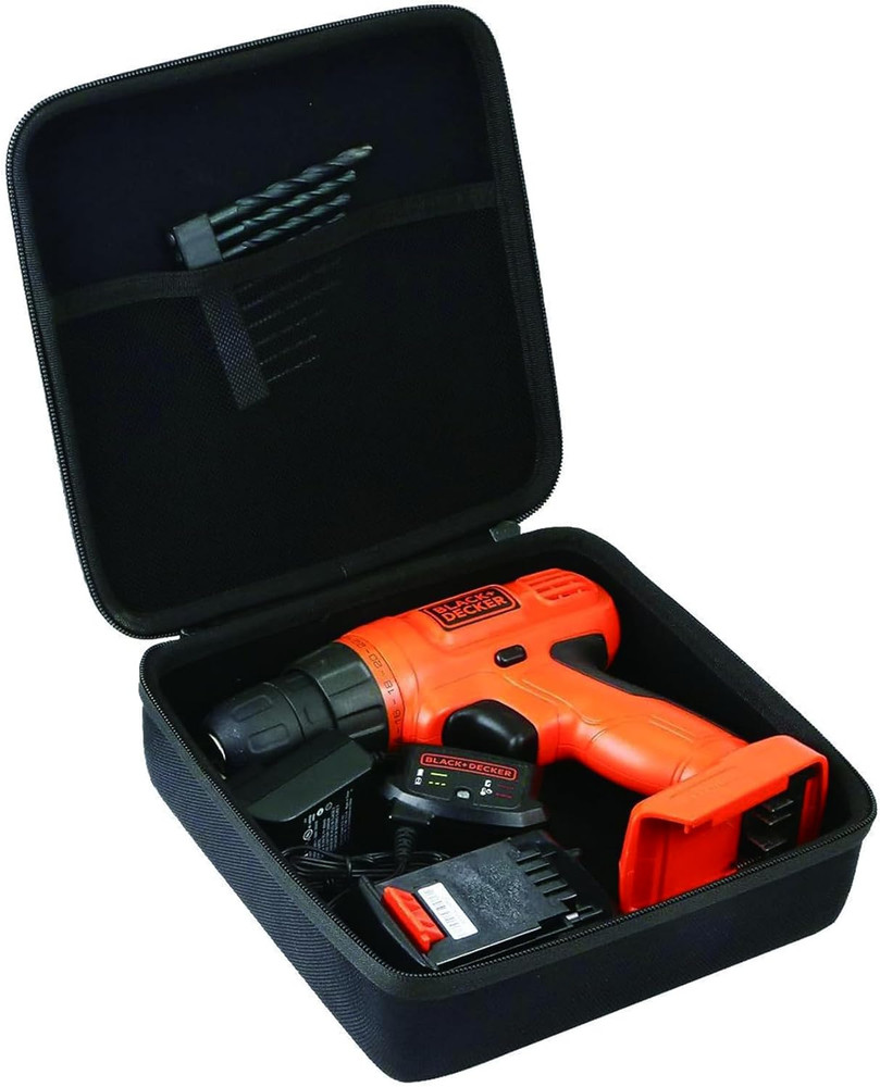 Hard Storage Case Replacement for BLACK+DECKER LDX120C/LD120VA Cordless Drill/Dr