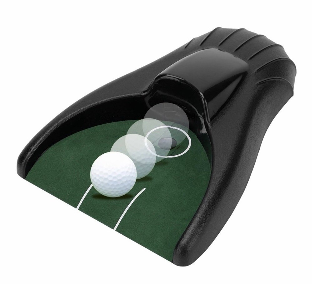 Dashing Putt and Return Automatic Ball Return Indoor Golf Putting Practice Cup