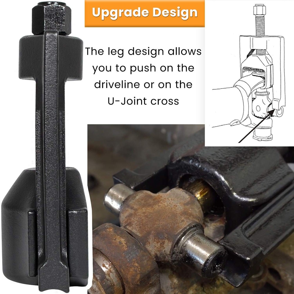 5192 Bearing Cup Installer & 10102 Heavy Duty U-Joint Puller For Spicer Meritor