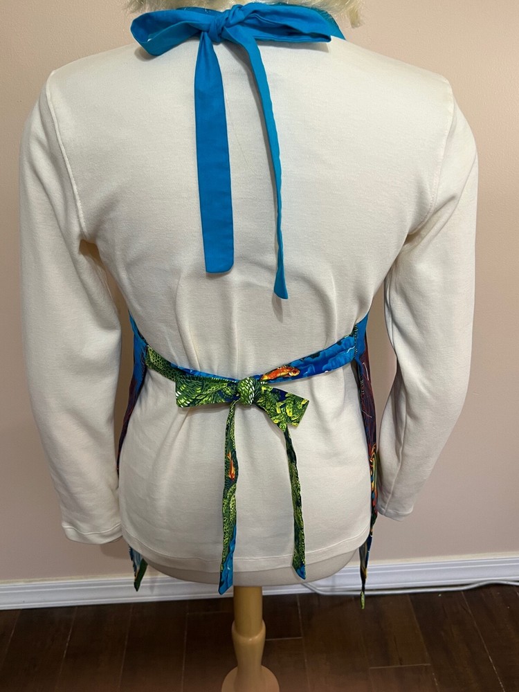 Apron Handmade - Aquarium Print