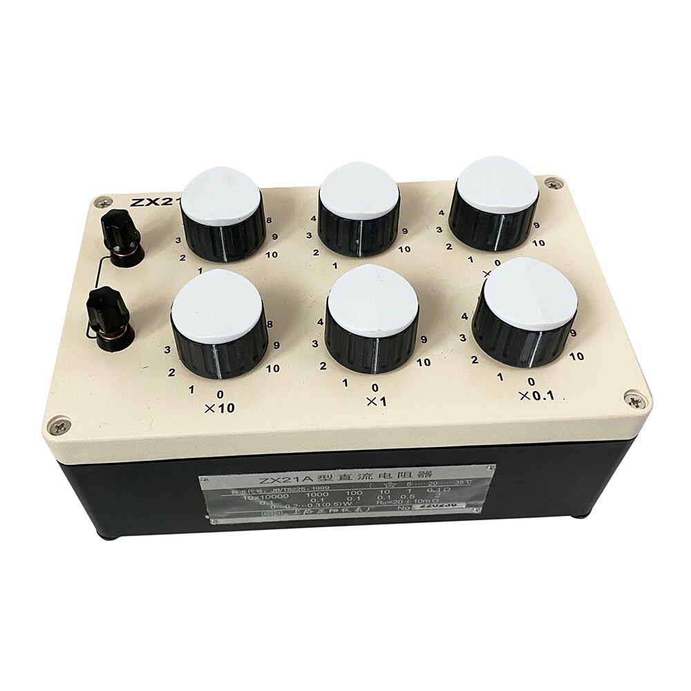 Precision Adjustable DC Resistance Box Resistor DC Decade Resistance Box