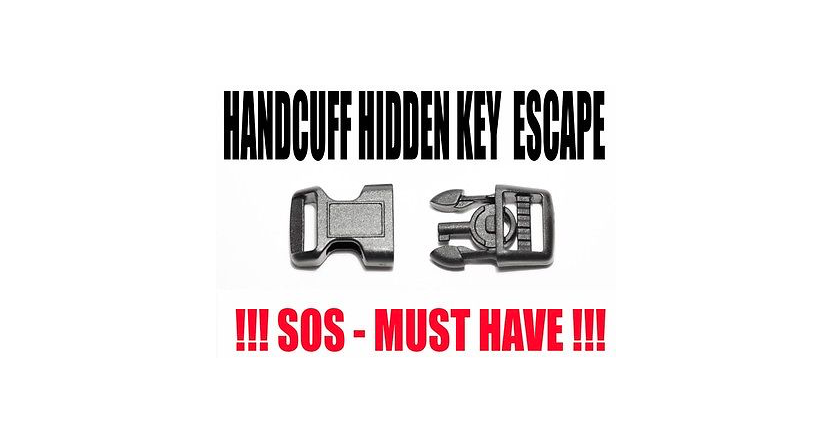 Spy gadget emergency Handcuff hidden Key
