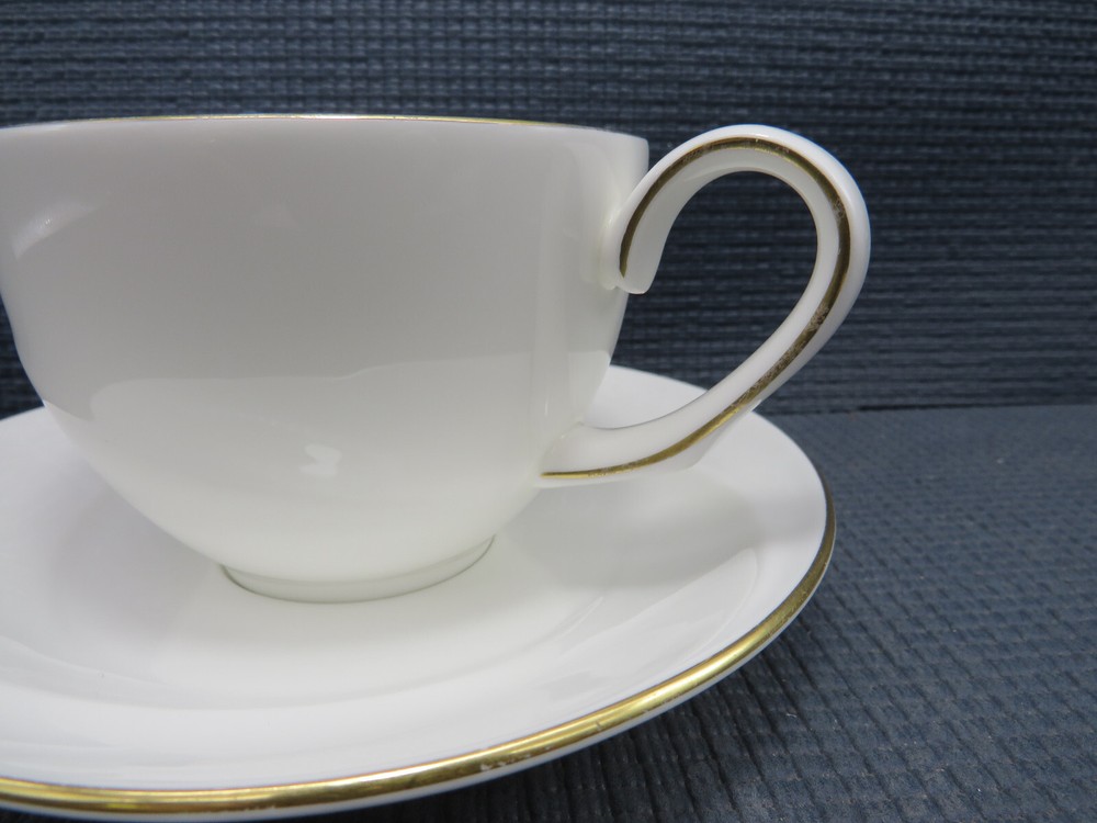 Wedgwood Dinnerware Aurora Pattern Cup & Saucer Set