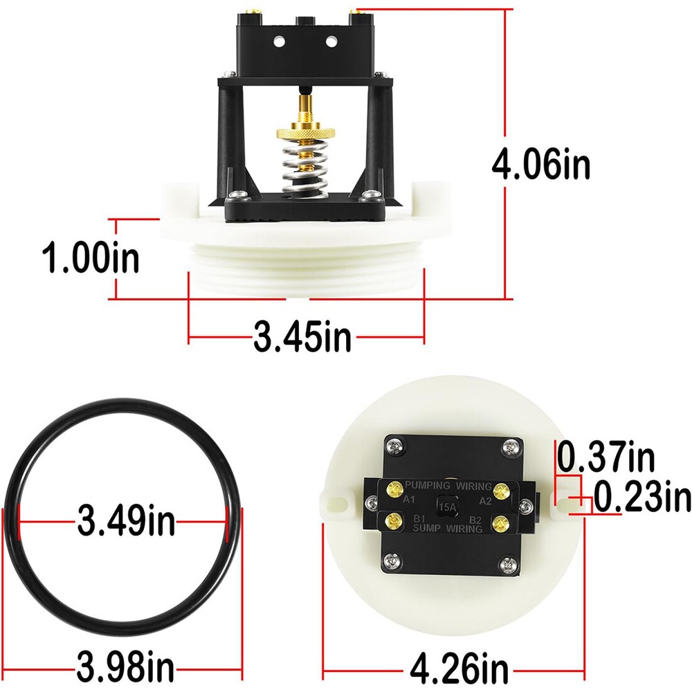 for Dometic Vacuum Tank Switch Kit 385318032