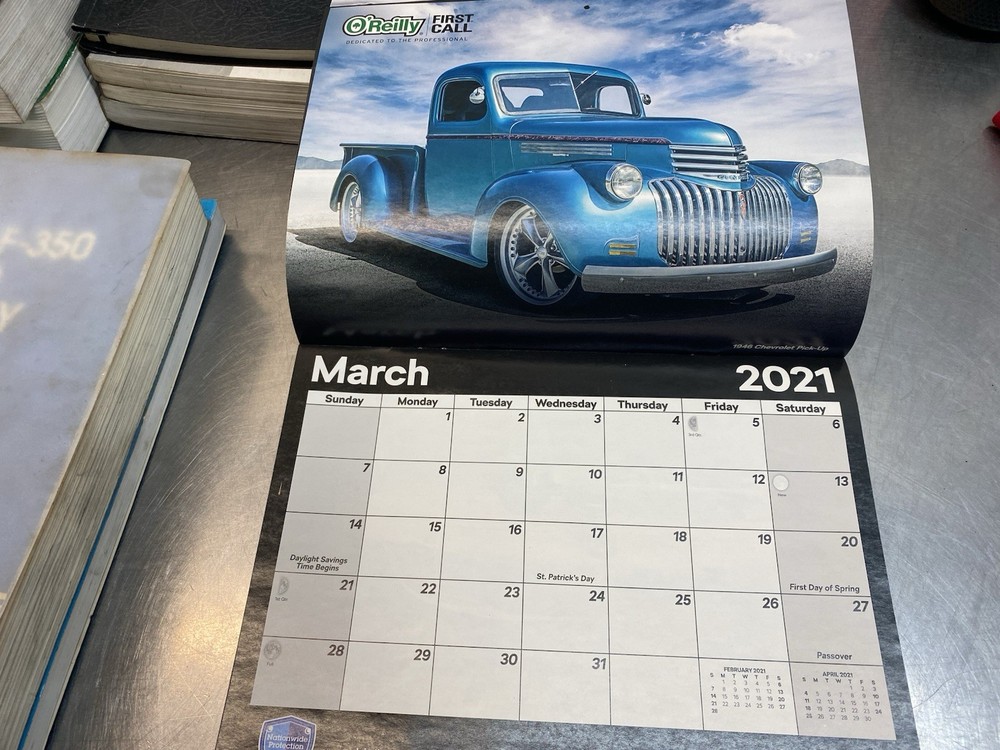 O’Reilly/First Call 2021 Calander