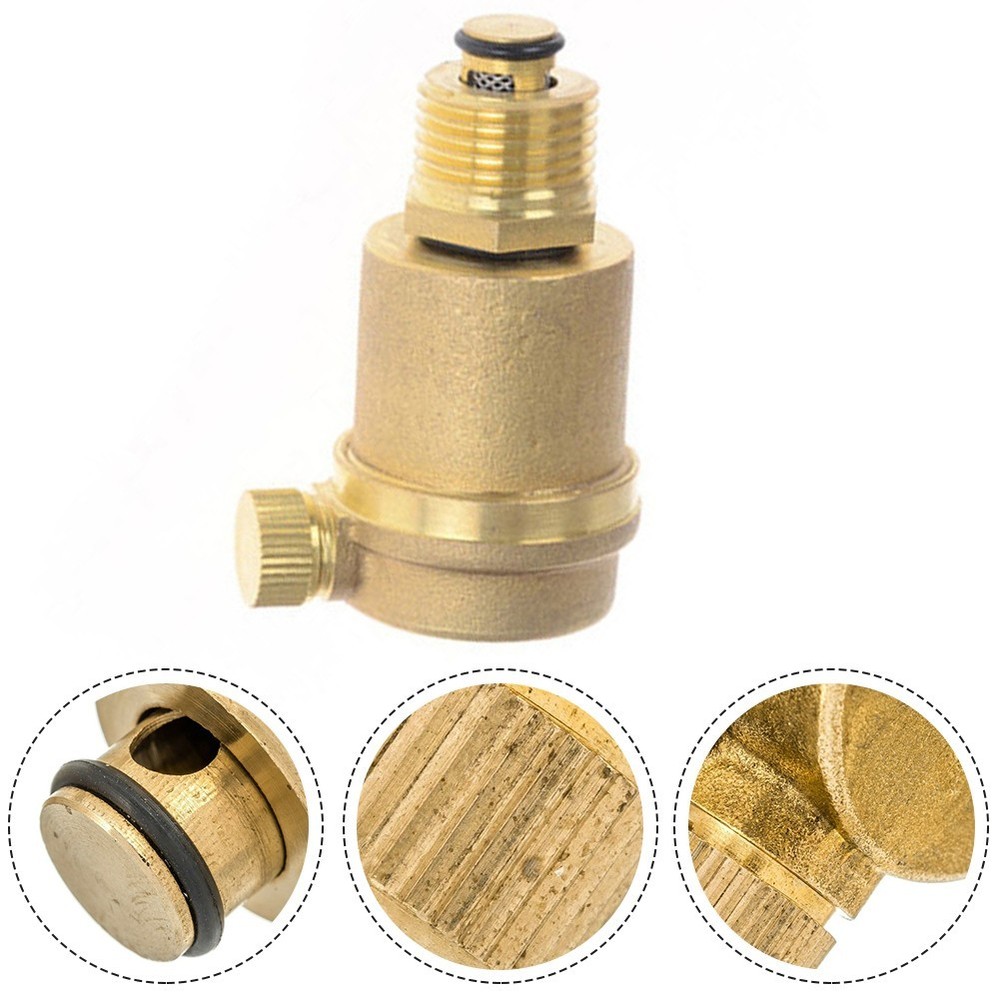 1/2\ Brass Solar Water Heater Automatic-Air Vent Pressure Release Valve