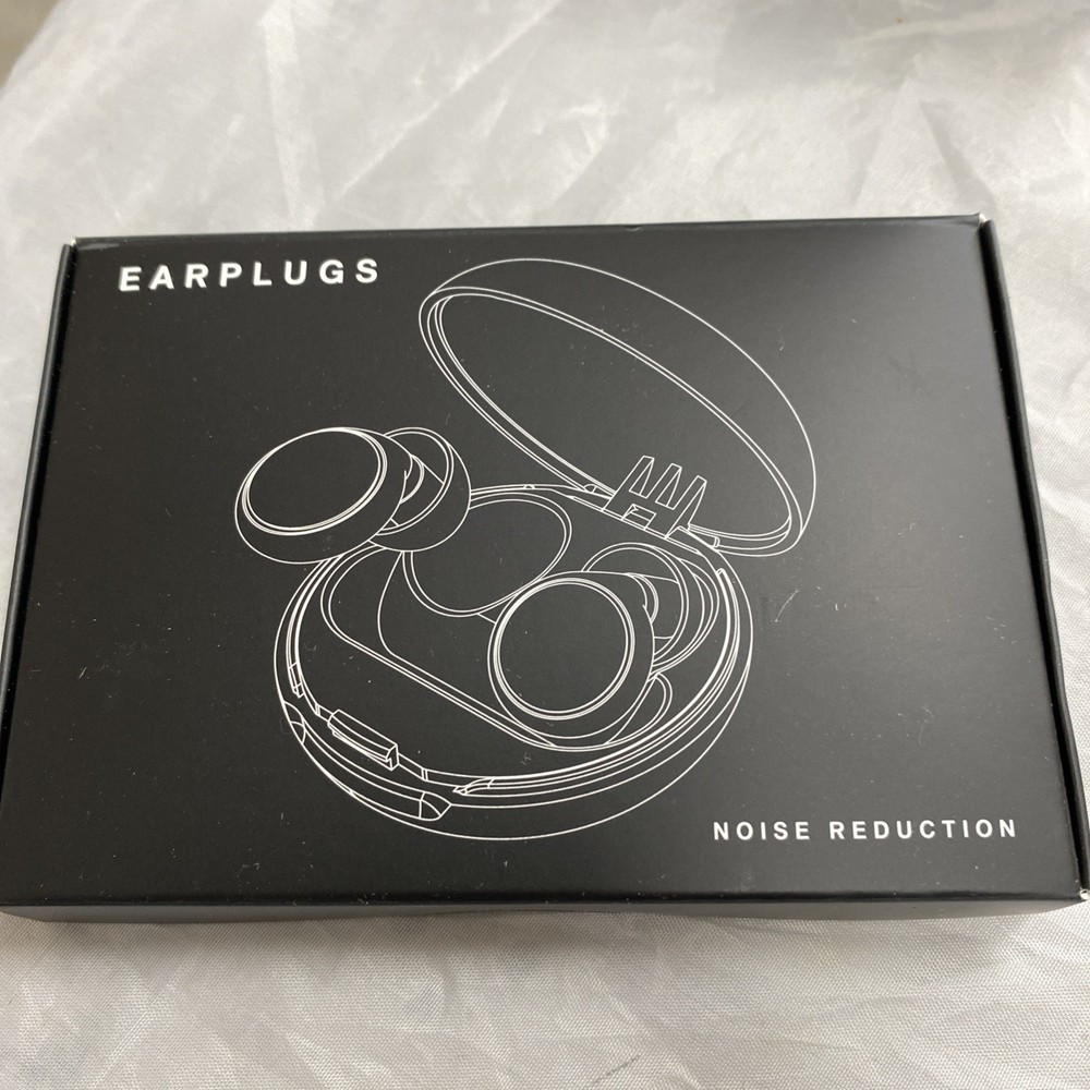 black gray earplugs for noise reduction /b