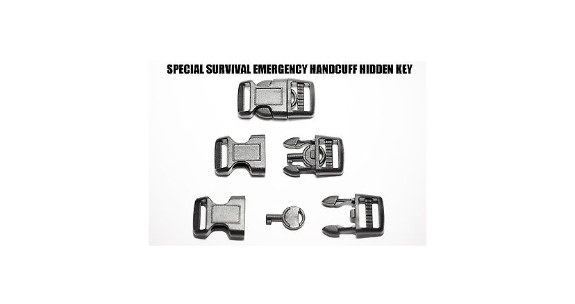 Spy gadget emergency Handcuff hidden Key
