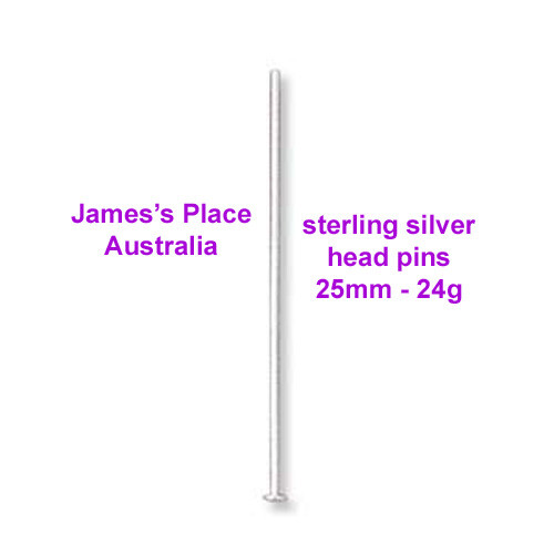 925 - Sterling Silver Head Pins & Eye Pins