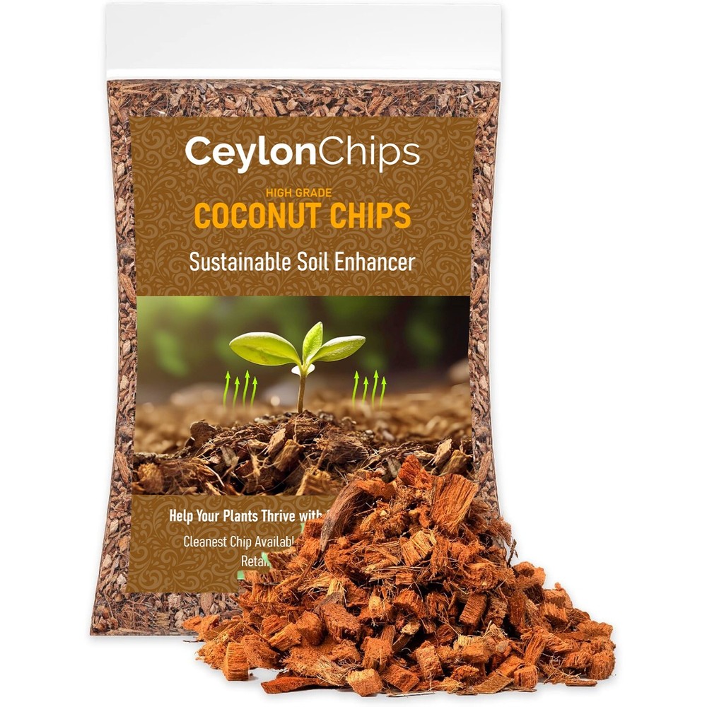Multi-Purpose Coconut Chips for Plants
