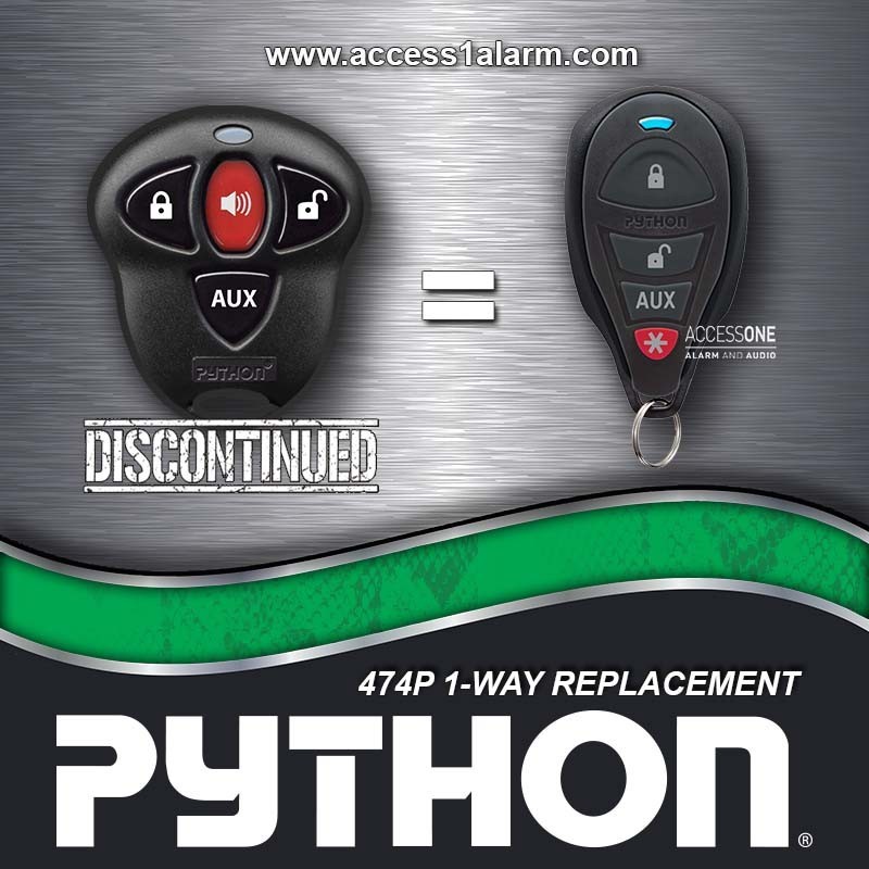 New Python 474P Replacement Remote Control Transmitter Python 7145P EZSDEI474P