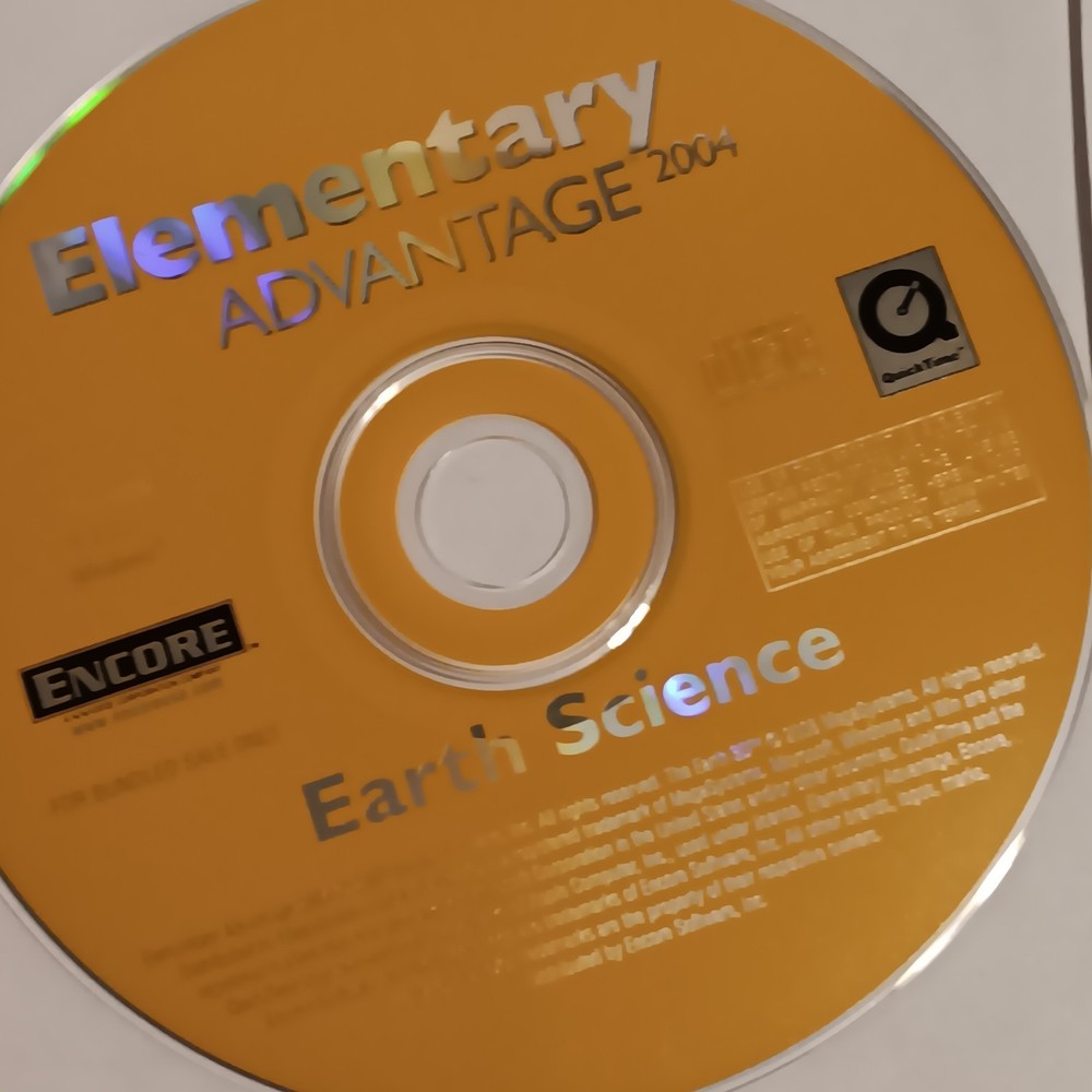 Lot of 8 ENCORE Elementary Advantage 2004 CD Software Discs, Used, Tested
