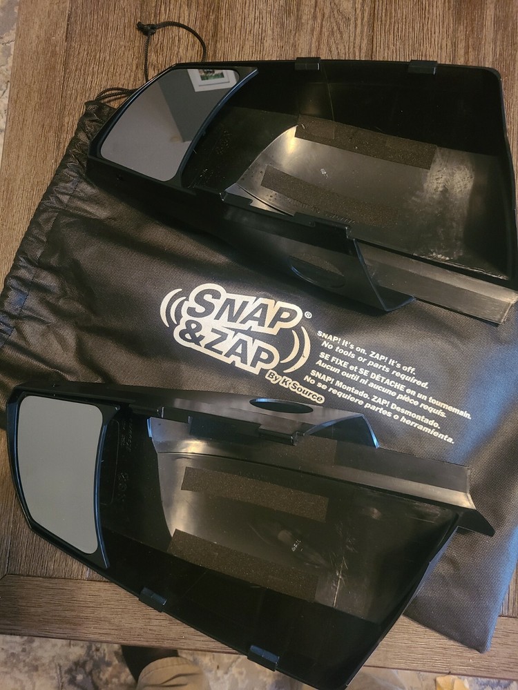 Snap and Zap Tow Mirrors