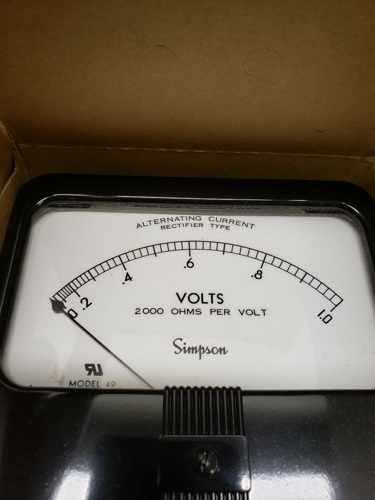 6625009015571 VOLTMETER  Simpson