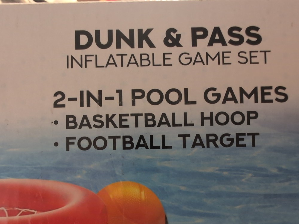 New Aqua Dunk & Pass Inflatable Game Set