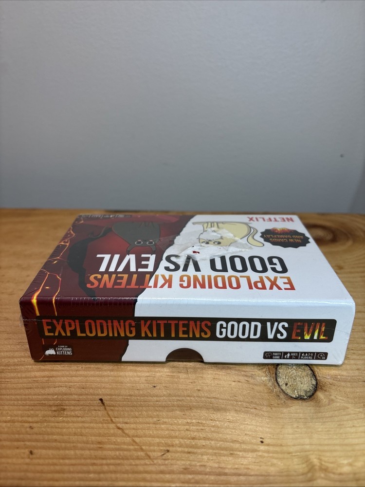 Exploding Kittens : Good Vs Evil ~ sealed box party game based on Netflix series