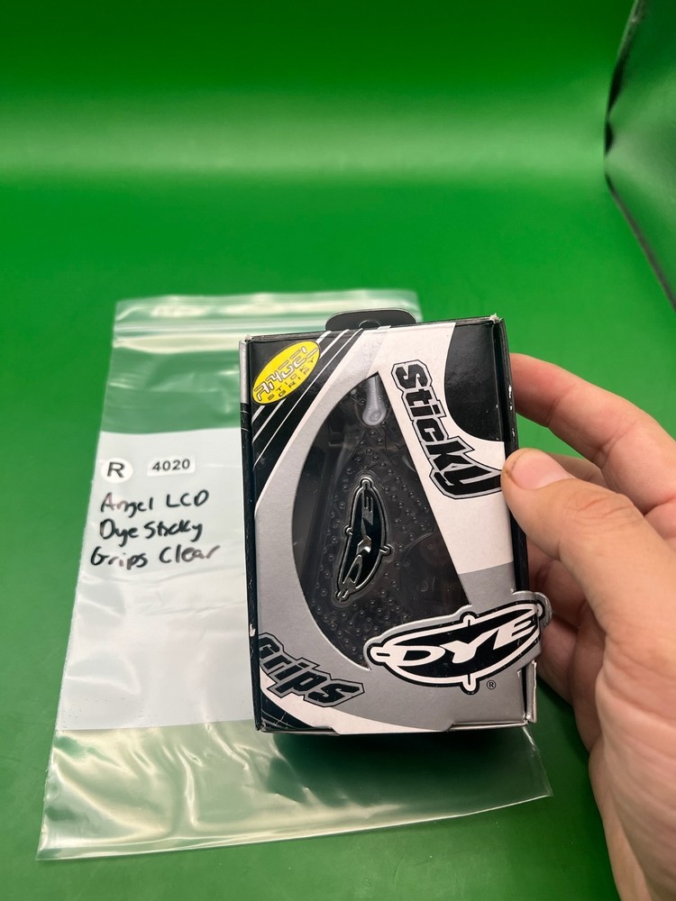 Angel LCD Dye Sticky Grips Clear Black