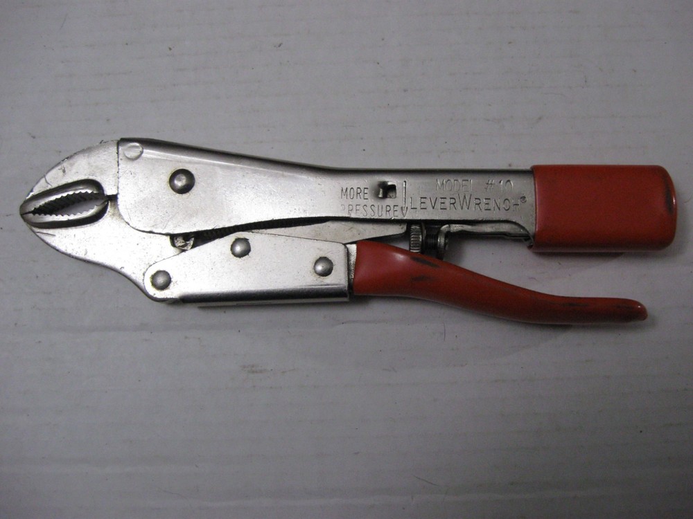 LeverWrench Leverage Tools Locking Adjustable Locking Pliers Model #10