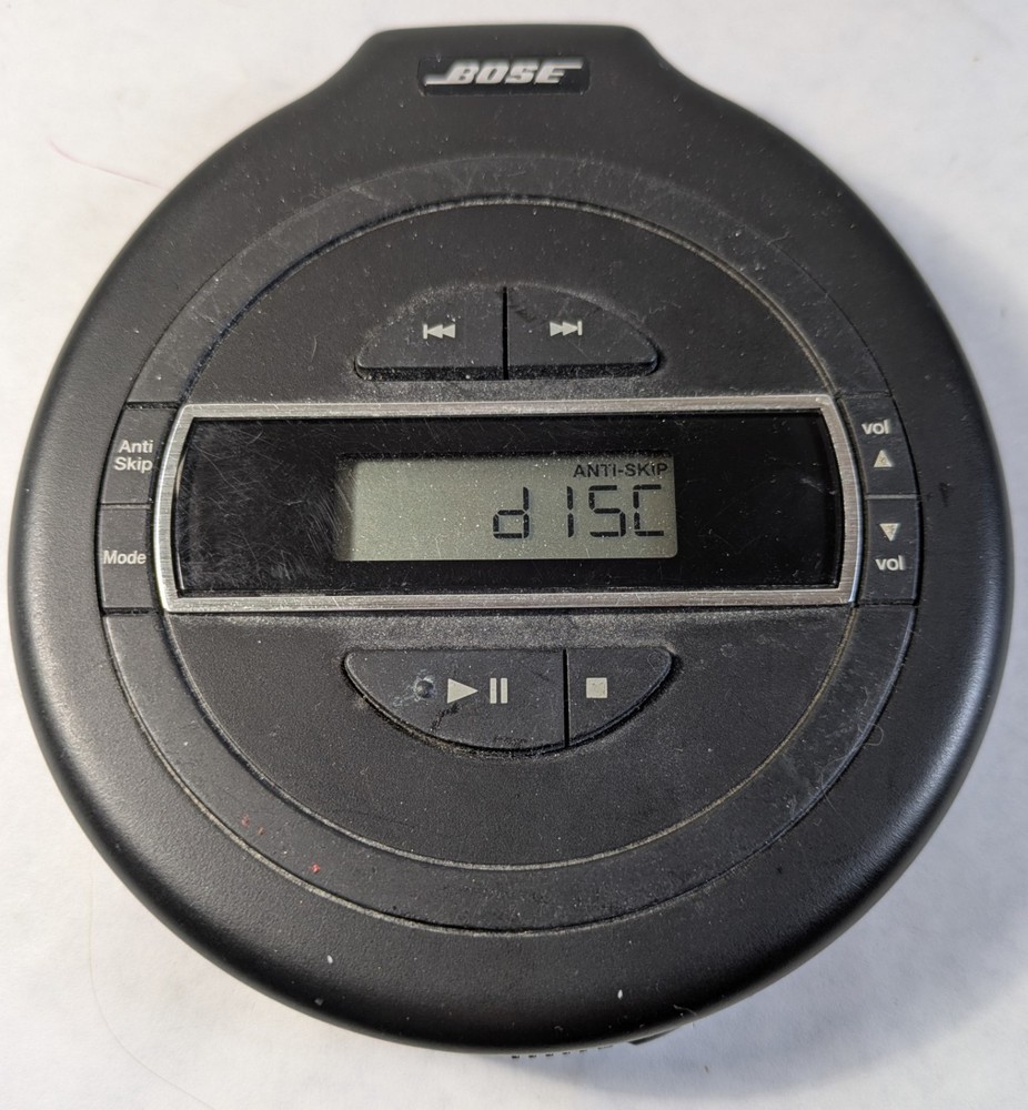 BOSE PM-1 Portable CD Player With Anti-Skip Technology Tested Works Great!