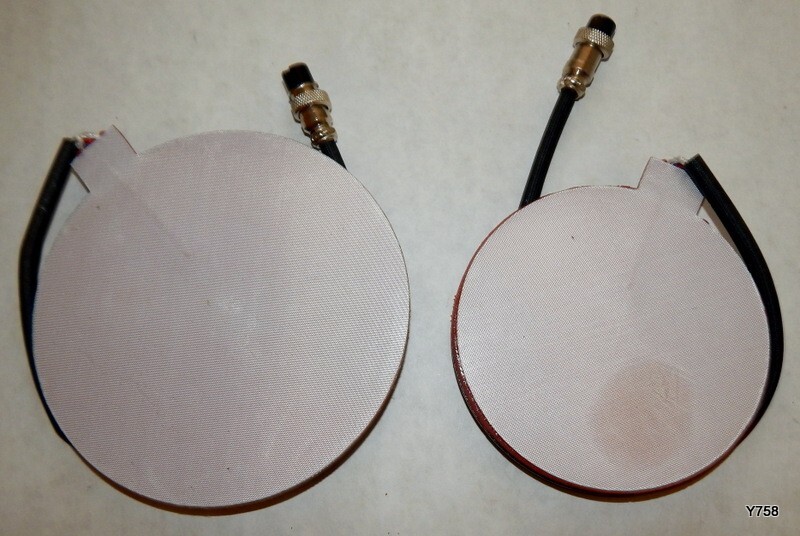 2 PCS Heating Elements for Hat Printing 4-1/2" O.D. 6-1/8" O.D.