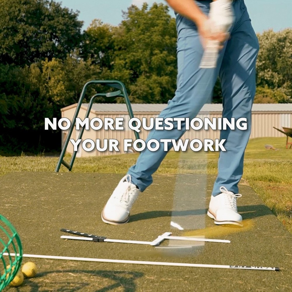 Golf Stance and Alignment Training Aid – Setup Left & Right Handed - Prope