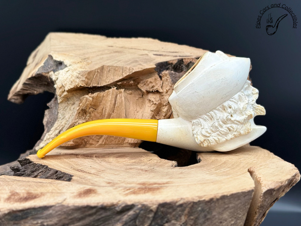 Block Meerschaum Sultan Freehand Smoking Pipe