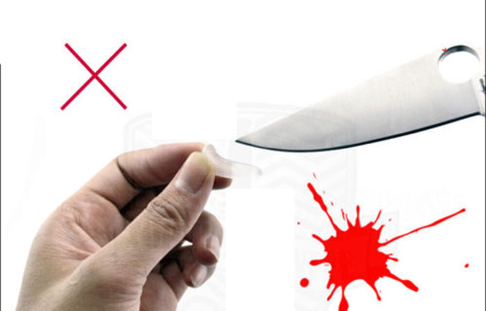 5pcs Accessories Tool Protect Plastic Blade Knife Tip Protector Cover Red White