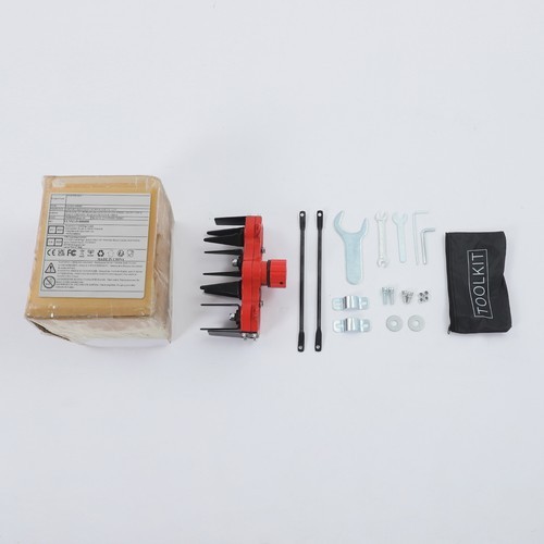 Multi-Function 4-Tooth Weeding Wheel Weeding Attachment Wheel Grass Remover Tool