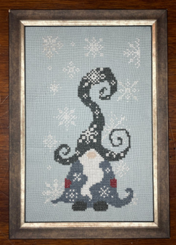 AURY TM Designs Cross Stitch Chart - Grumpy Winter Gnome