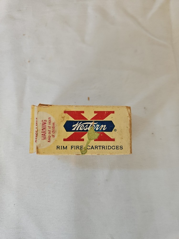 Vintage Western X .22 Winchester Automatic empty box only