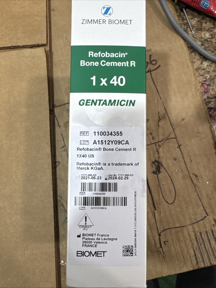 ZIMMER BIOMET REFOBACIN BONE CEMENTR