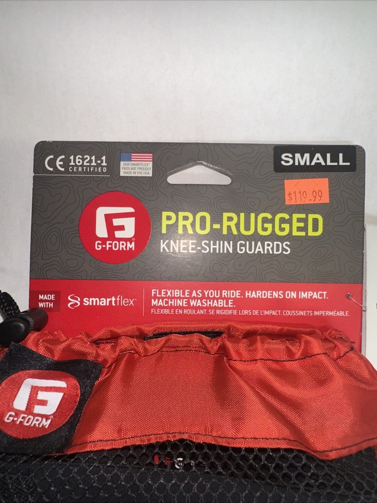 G-Form Pro Rugged Knee-Shin Guards Black Small