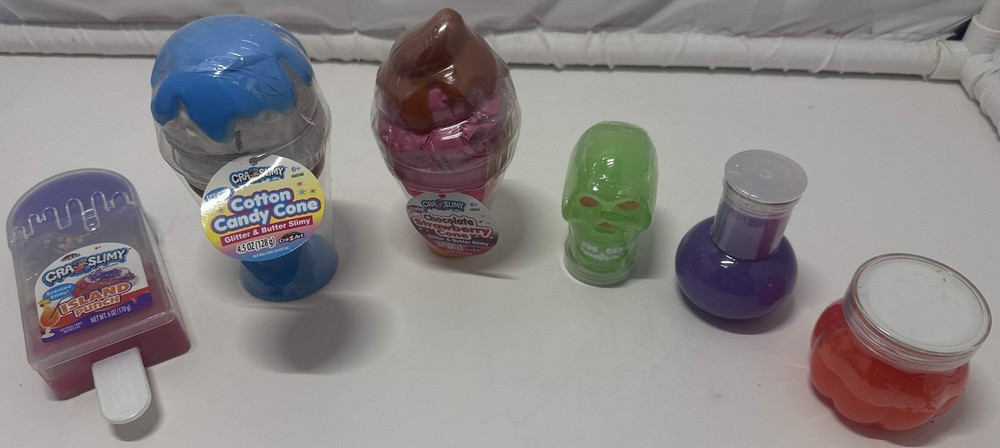 6-Pack Slime Bundle – Cra-Z-Slimy & Assorted Slimes
