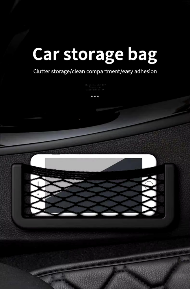 3 Size Bundle Mesh Net Holder ABS Plastic Frame Storage Cargo Pocket Organizer