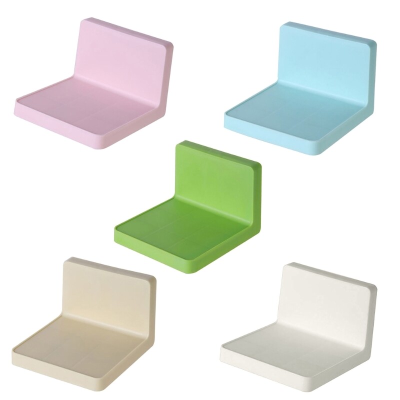 Adhesive No-drill Space Saving Shelf Wall Mounted Cosmetics Storage Holder