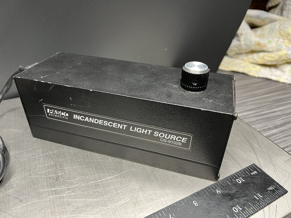 PASCO OS-9102B BASIC OPTICS Incandescent Light Source science classroom class