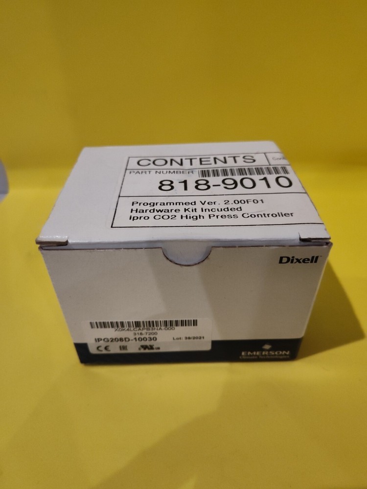 Emerson High Pressure CO2 Controller 818-9010