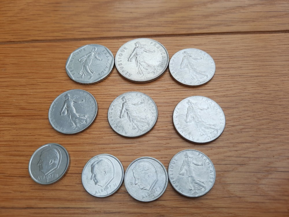 Francs Coins X 10 Coins