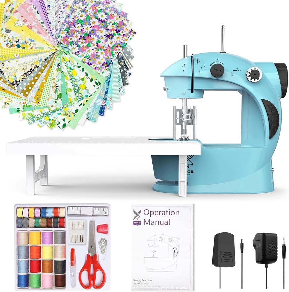 Compact Sewing Machine with Accessories/