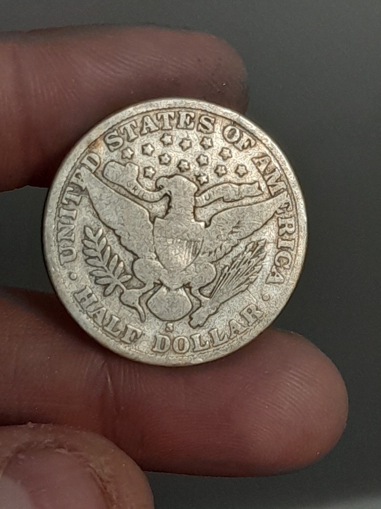 1909- S Barber Half Dollar #3
