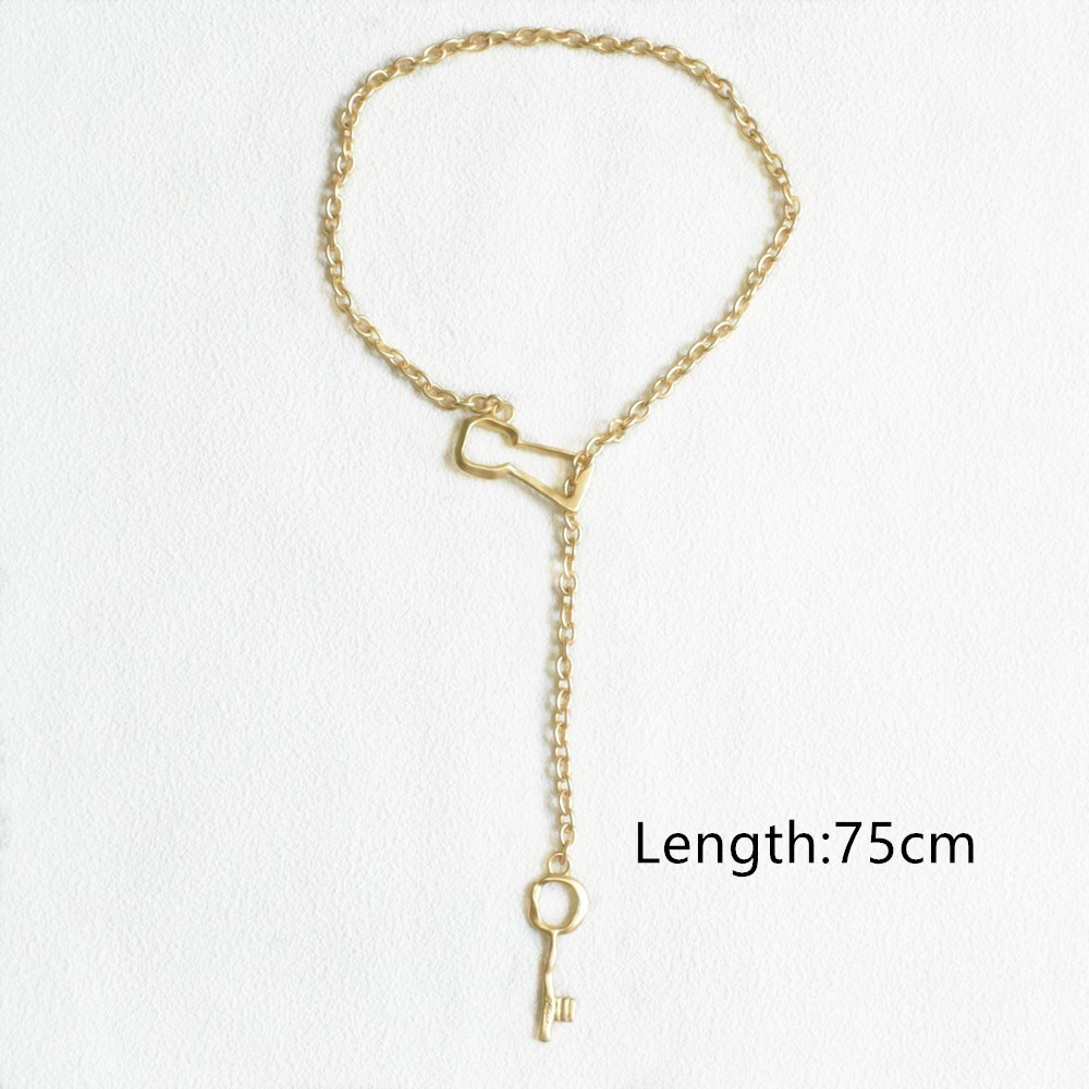 Schiaparelli Indpired Keyhole Key Necklace