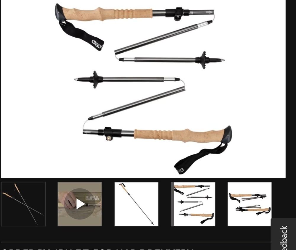 Ascend Escalante Compact Trekking Poles (Read Description)